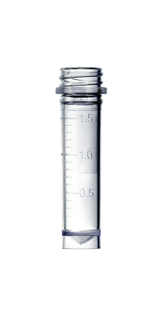 2.0  ml Screw Cap Tube, Graduated Natural